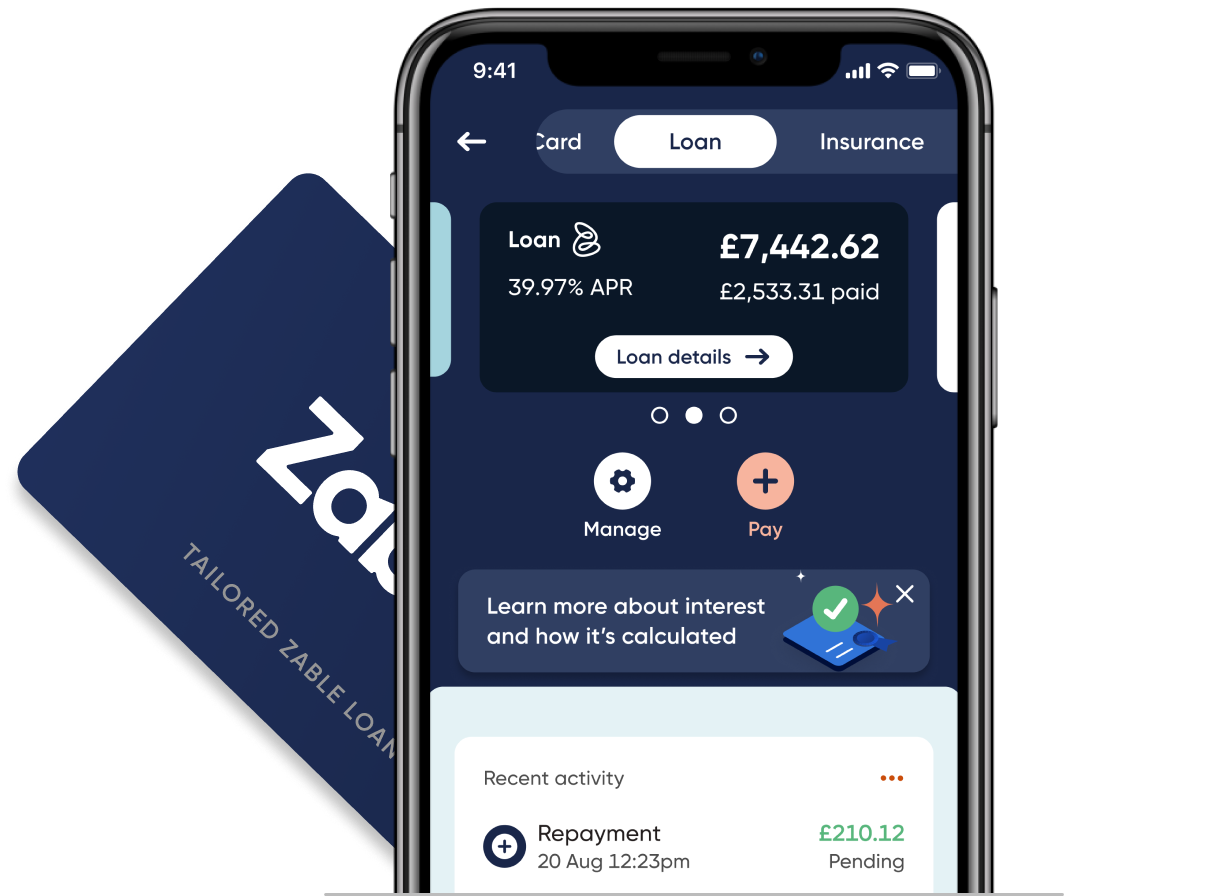 Personal Loans | Apply for a Loan | Zable UK